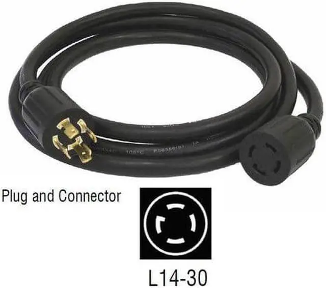 Alt view image 5 of 7 - Generac 6328 30 Amp 25 ft. NEMA L14-30 Generator Power Cord