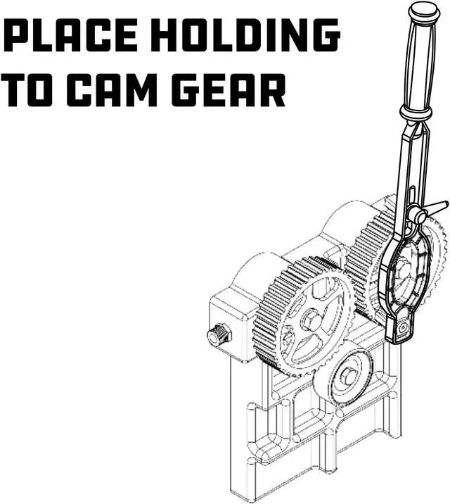 Alt view image 4 of 5 - Powerbuilt Universal Timing Gear Holder Tool Kit - 647835