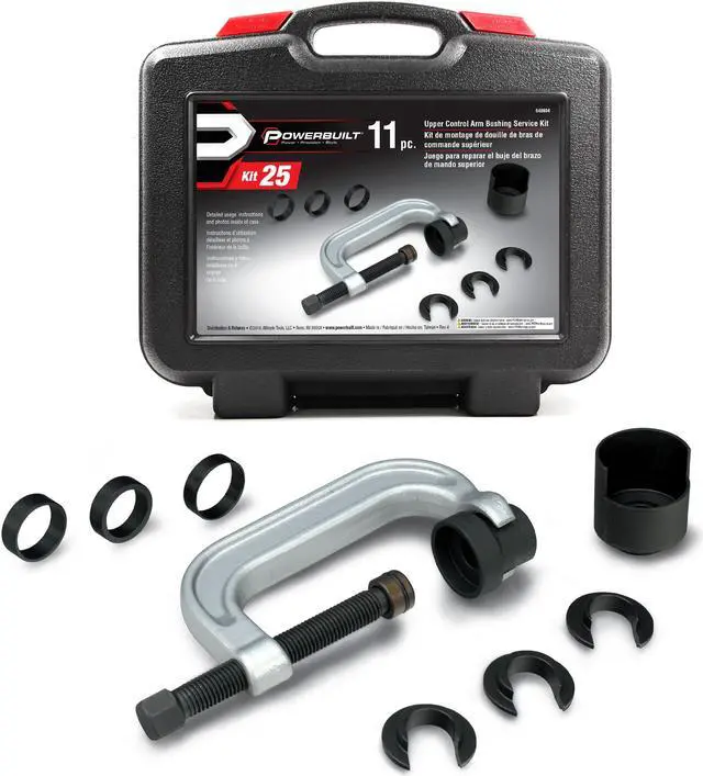 Alt view image 3 of 8 - Powerbuilt Upper Control Arm Bushing Tool for Ford, GM, Chrysler - 648604