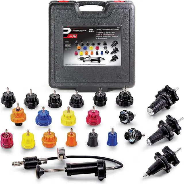 Alt view image 2 of 7 - Powerbuilt 22 Piece Cooling System Pressure Kit - 940427