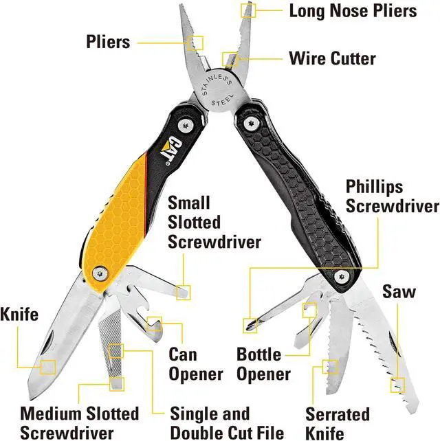Alt view image 7 of 12 - Cat 13-in-1 Multi-Tool - 980048