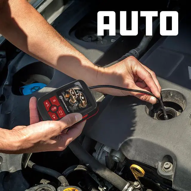 Alt view image 4 of 12 - Powerbuilt Digital Borescope, Inspection Camera, 2.3 in. Color LCD - 240033