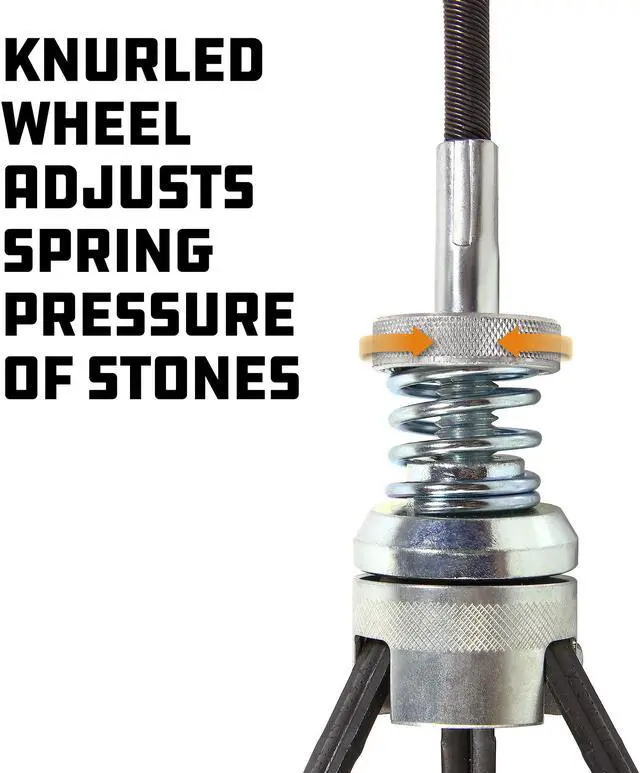 Alt view image 4 of 7 - Powerbuilt Adjustable Cylinder Glaze Breaker With 2-Inch To 7-Inch Range