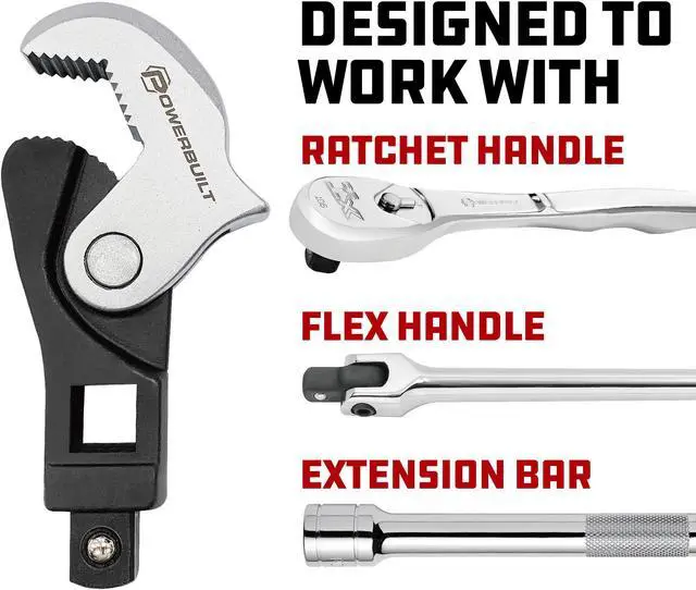 Alt view image 4 of 5 - Powerbuilt 2 Piece Spring Crowfoot Wrench Set - 240274