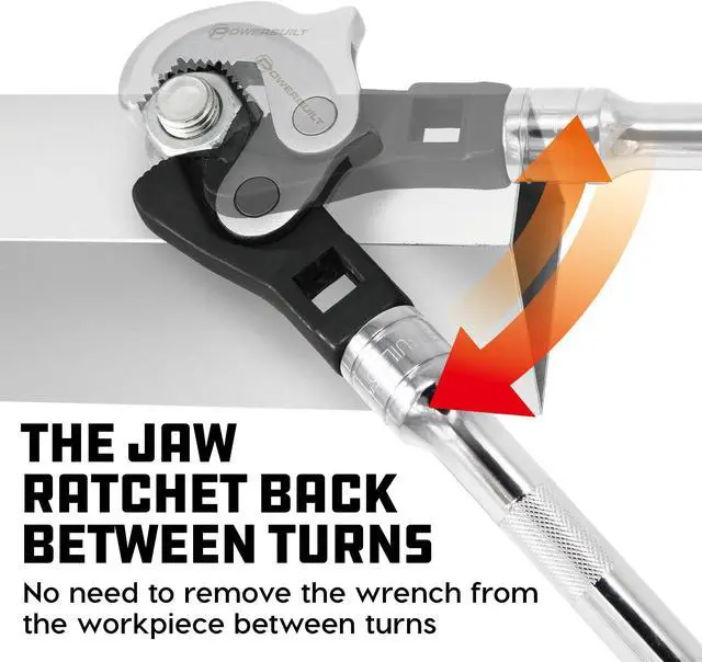 Alt view image 5 of 5 - Powerbuilt 2 Piece Spring Crowfoot Wrench Set - 240274