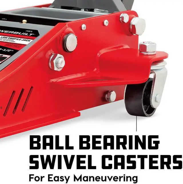 Alt view image 5 of 7 - Powerbuilt 2.5 Ton Low Profile Fast Lift Floor Jack 3 in. to 19.5 in. - 240076