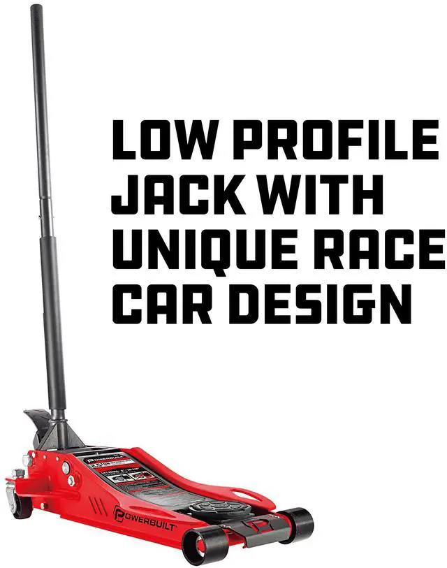 Alt view image 7 of 7 - Powerbuilt 2.5 Ton Low Profile Fast Lift Floor Jack 3 in. to 19.5 in. - 240076