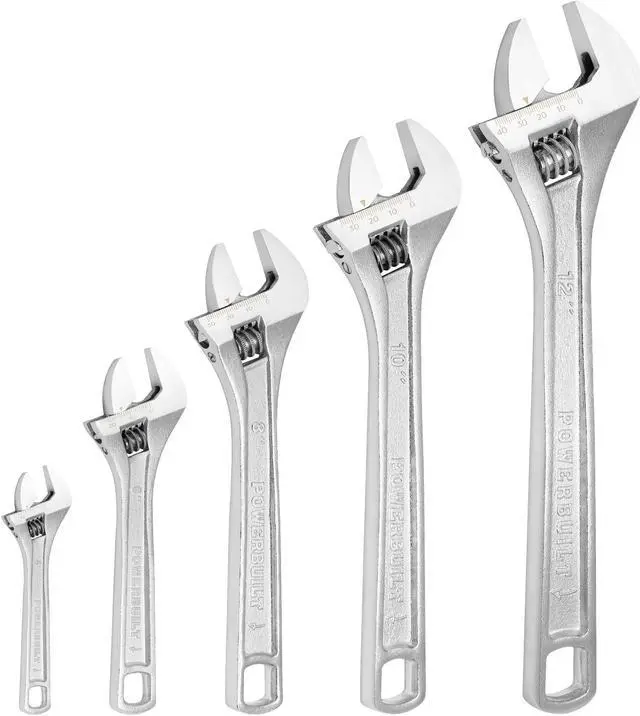 Alt view image 5 of 5 - Powerbuilt 10 Inch Adjustable Wrench - 644042