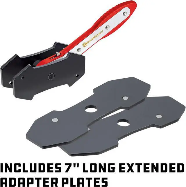 Alt view image 3 of 6 - Powerbuilt Ratcheting Caliper Piston Tool Set - 647861
