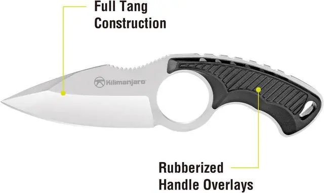 Alt view image 9 of 12 - Kilimanjaro 6-3/4 Inch Neck Knife (Stretta) - 910106