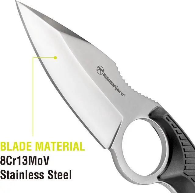 Alt view image 10 of 12 - Kilimanjaro 6-3/4 Inch Neck Knife (Stretta) - 910106