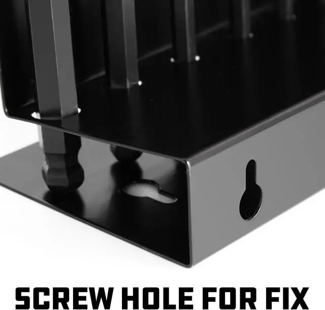 Alt view image 4 of 8 - Powerbuilt 10 Piece SAE T-Handle Hex Key Set, size from 2mm to 10mm, 940201