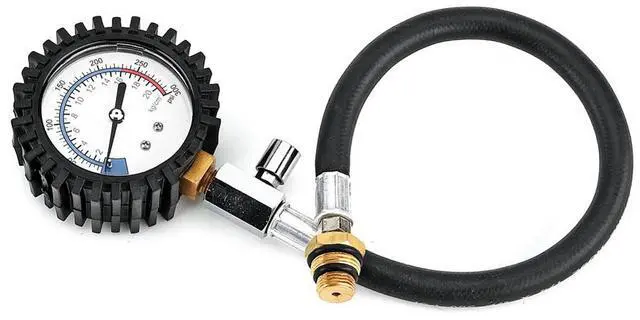 Main image of Powerbuilt Compression Tester for 14mm & 18mm Spark Plug Threads - 647000