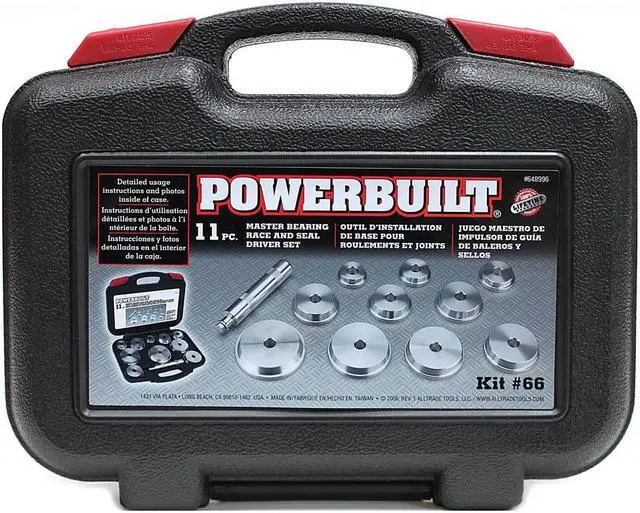 Alt view image 3 of 4 - Powerbuilt Master Bearing Race And Seal Driver Set - 648996