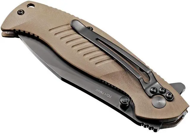 Alt view image 2 of 18 - Kilimanjaro 910028 Morsa Titanium Folding Knife Pocket Folder