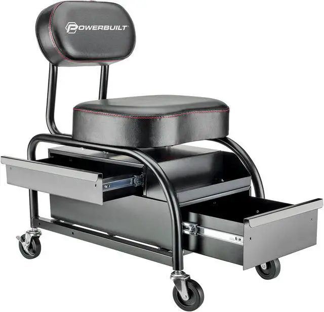 Alt view image 10 of 15 - Powerbuilt Professional Detailer Roller Seat - 240299