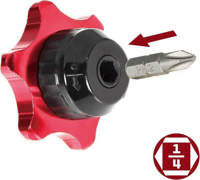 Alt view image 4 of 14 - Powerbuilt 1/4 Inch Drive 36 Tooth 2-in-1 Thumb Ratchet - 941248