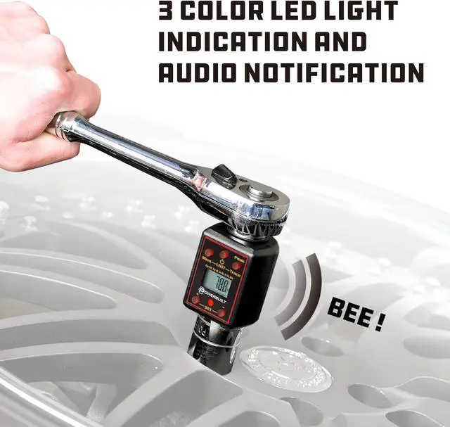 Alt view image 5 of 8 - Powerbuilt 3/8-Inch Drive Digital Torque Adapter - 940963