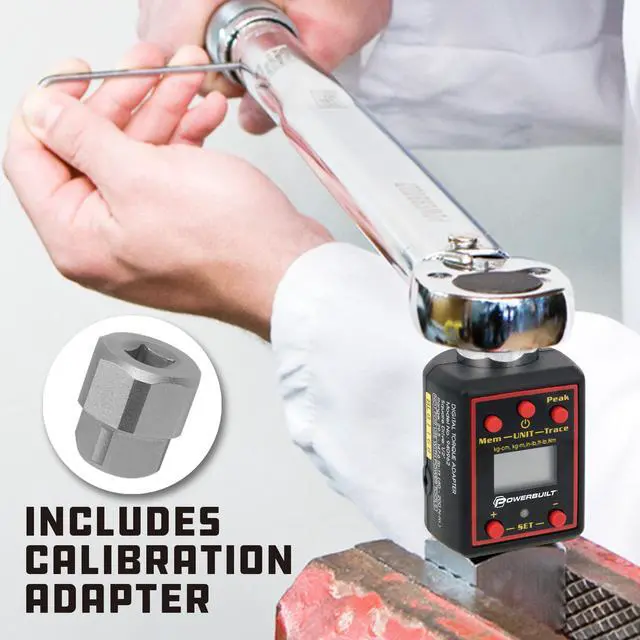 Alt view image 4 of 8 - Powerbuilt 3/8-Inch Drive Digital Torque Adapter - 940963