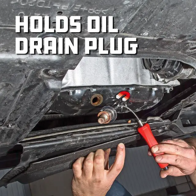 Alt view image 6 of 7 - Powerbuilt Magnetic Oil Drain Plug Remover Tool - 942072