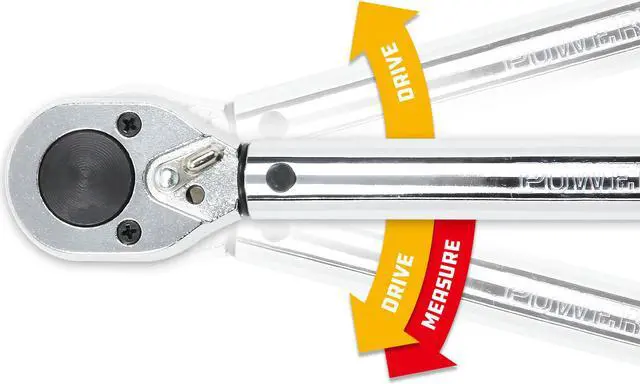 Alt view image 5 of 8 - Powerbuilt 1/2 Inch Drive Micrometer Ratcheting Torque Wrench - 644999