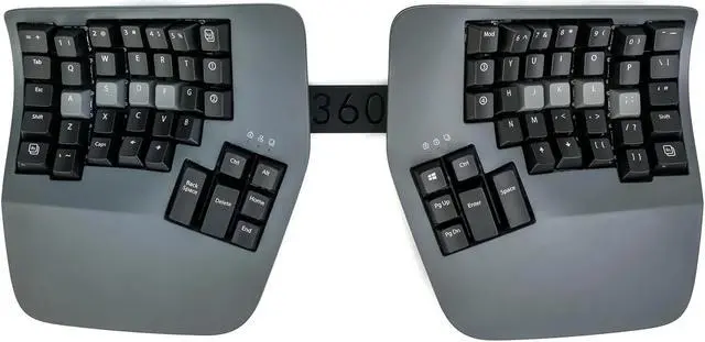 Alt view image 4 of 5 - Kinesis Advantage360 Split Ergonomic Keyboard Professional Wireless or Wired, KB360-PRO-GBR or KB360-GBR