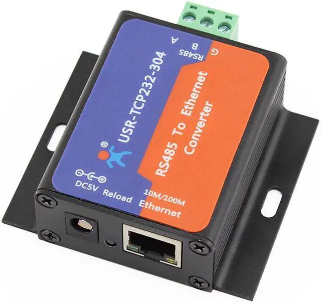Alt view image 2 of 7 - USR-TCP232-304 Serial RS485 to TCP/IP Ethernet Server Converter Module with Built-in Webpage DHCP/DNS Supported
