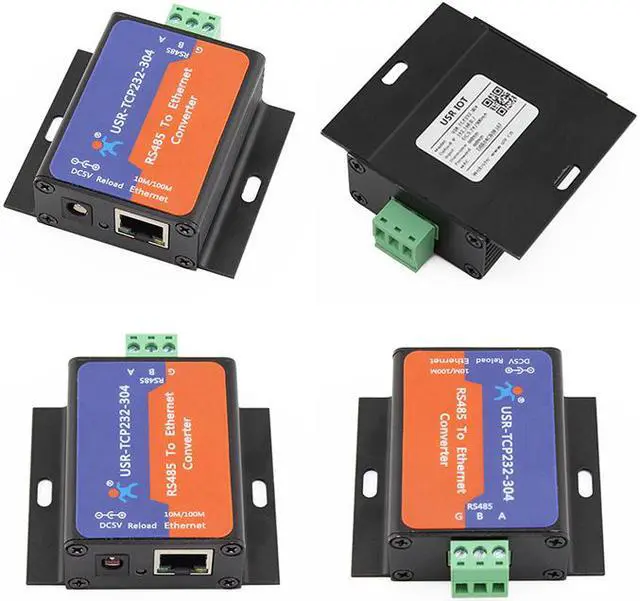 Main image of USR-TCP232-304 Serial RS485 to TCP/IP Ethernet Server Converter Module with Built-in Webpage DHCP/DNS Supported