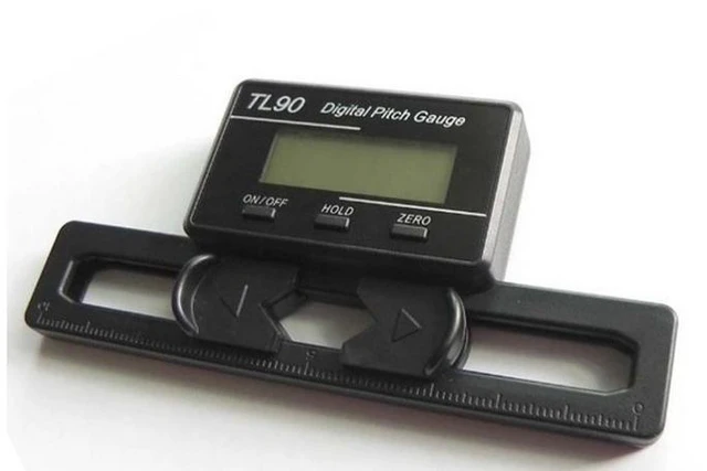 Main image of Main Rotor Blade Electronic Measure Tool Digital Pitch Gauge Ruler For Trex 250~700 FB FBL RC Helicopter