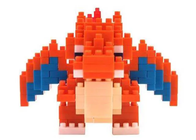 Alt view image 2 of 3 - KAWADA Nanoblock 200 Piece 3D Puzzle Pokemon - CHARIZARD / LIZARDON / NBPM-008