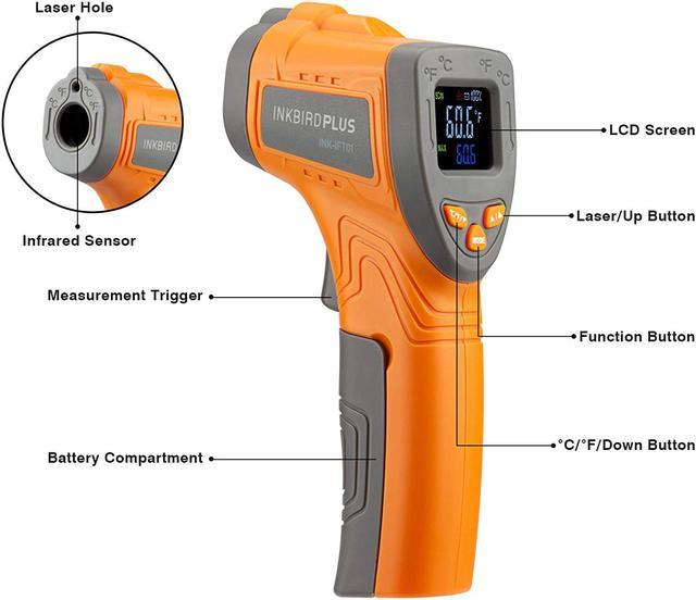 INKBIRD Digital Infrared Thermometer -50℃ to 550℃ High Precision