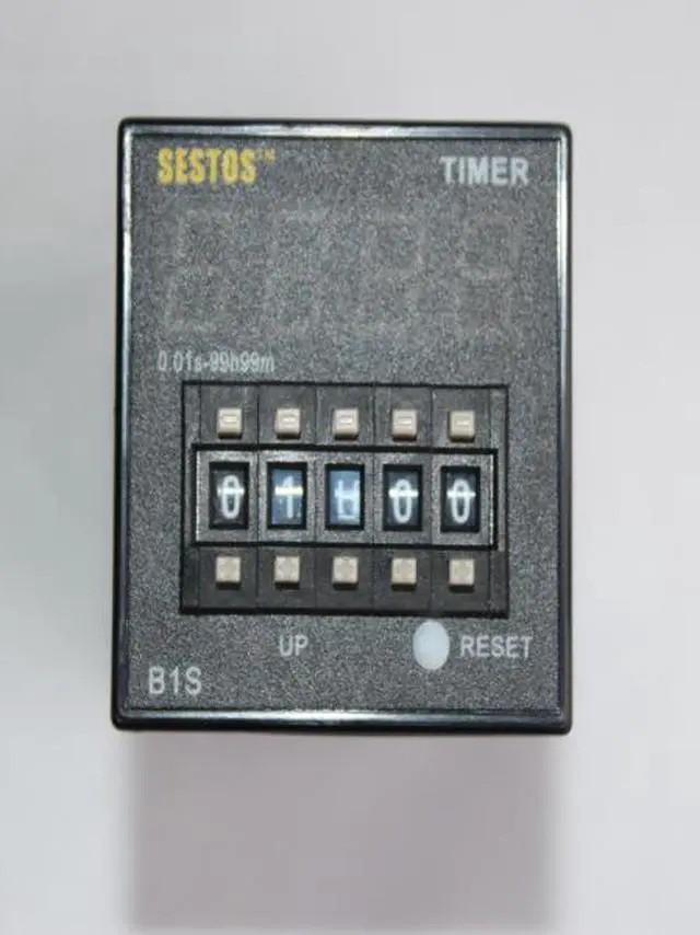 Alt view image 3 of 6 - Sestos Coded Switch Digital Timer with Omron Relay Output CE Approved 110-220V B1S-R-220