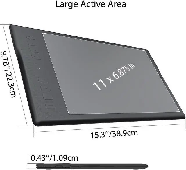 PF150 Pen, Portable Graphic Tablet Pen High Sensitivity - View #9