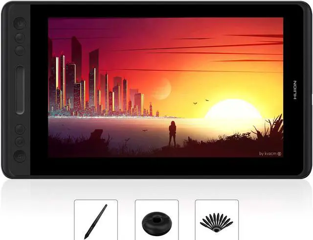 Main image of Huion Kamvas Pro 12 GT-116 Drawing Monitor Pen Display Full-Laminated Graphics Drawing Tablet with Screen, Battery-Free Stylus, Tilt Function 8192 Pen Pressure, 4 Shortcut Keys, 120% sRGB (No stand)