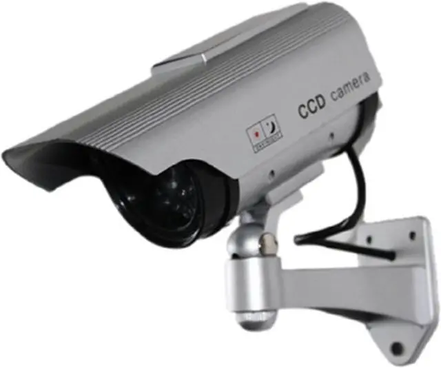 Main image of Solar Indoor/Outdoor Dummy Security Camera with LED (2-Pack)