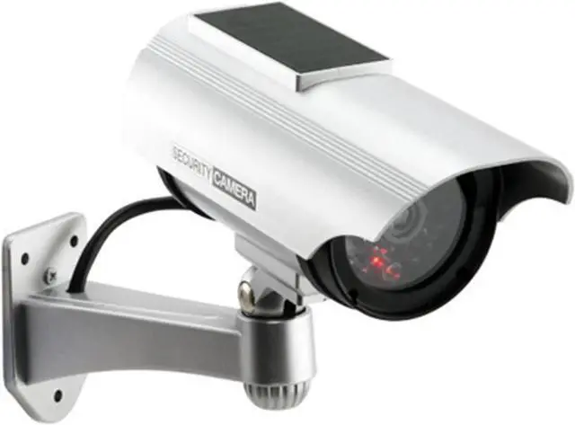 Main image of Solar Indoor/Outdoor Dummy Security Camera with LED (2-Pack)