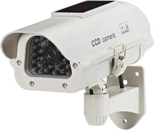 Main image of Solar Indoor/Outdoor Dummy Security Camera with LED (2-Pack)