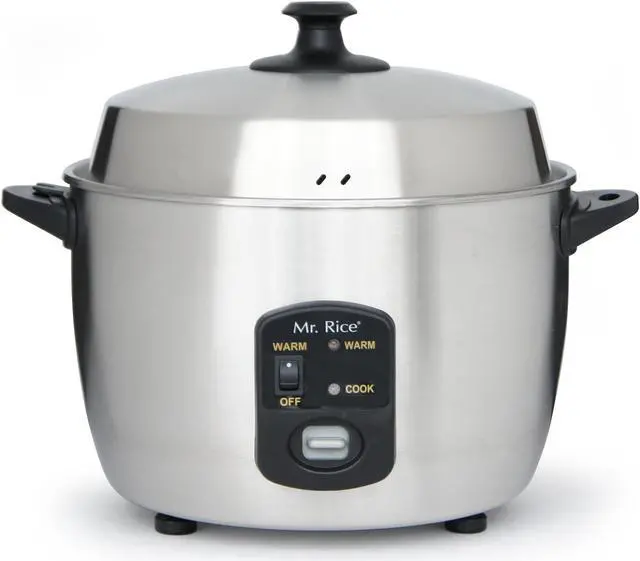Alt view image 12 of 14 - 10 Cups Stainless Steed Rice Cooker Steamer By Sunpentown