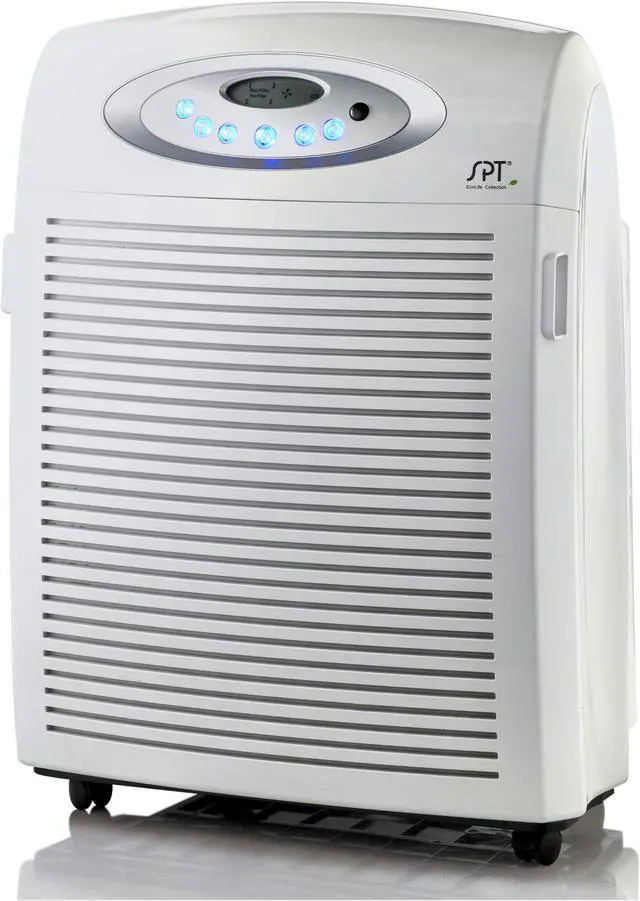 Alt view image 9 of 15 - Sunpentown DC-Motor Air Cleaner with Plasma, HEPA & VOC AC-9966
