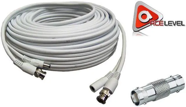 Main image of ACELEVEL RG59 PREMIUM UL LISTED 100FT CABLE FOR SDI SWANN SYSTEMS WHITE COLOR - OEM