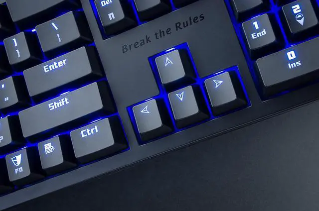 Alt view image 6 of 13 - Tesoro Excalibur G7NL Backlit Mechanical Gaming Keyboard w/ Blue Switch