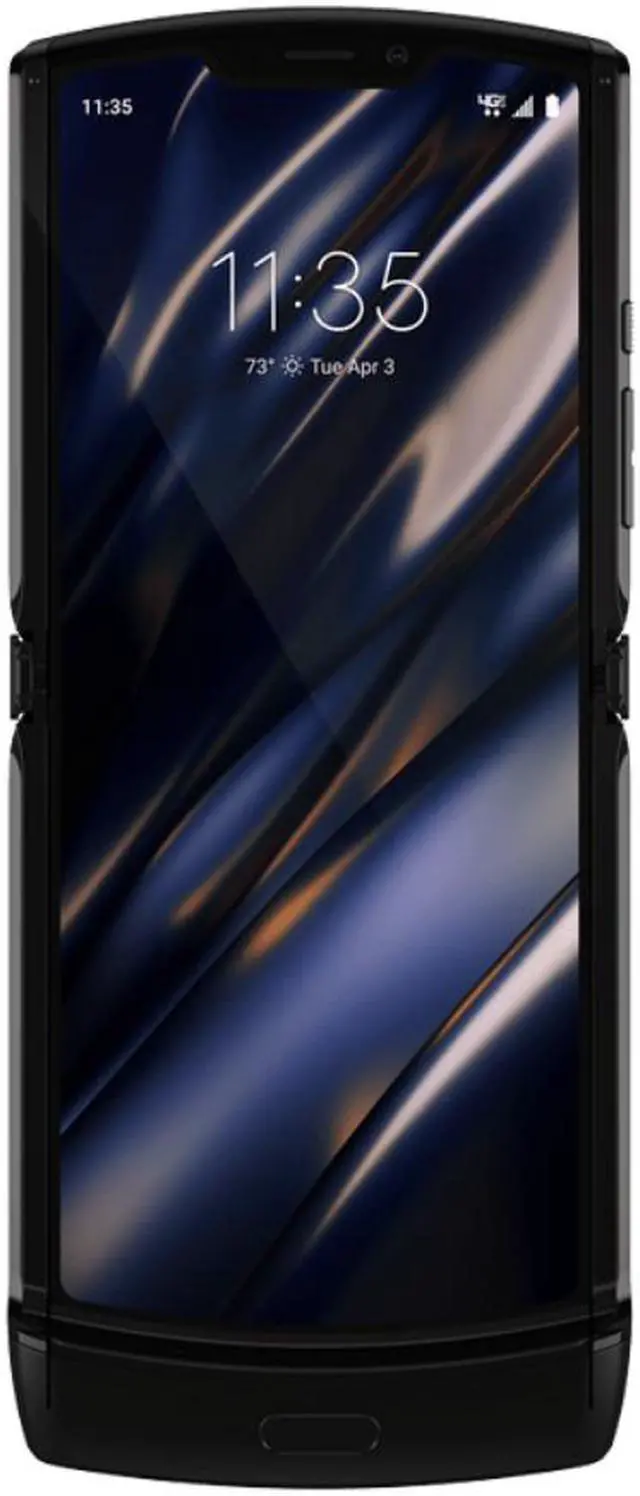 Alt view image 3 of 4 - Motorola Razr (2019) Noir Black 128GB T-Mobile / AT&T GSM Unlocked Foldable Smartphone