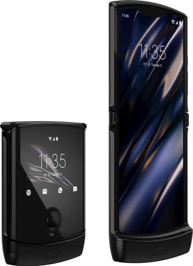 Main image of Motorola Razr (2019) Noir Black 128GB T-Mobile / AT&T GSM Unlocked Foldable Smartphone