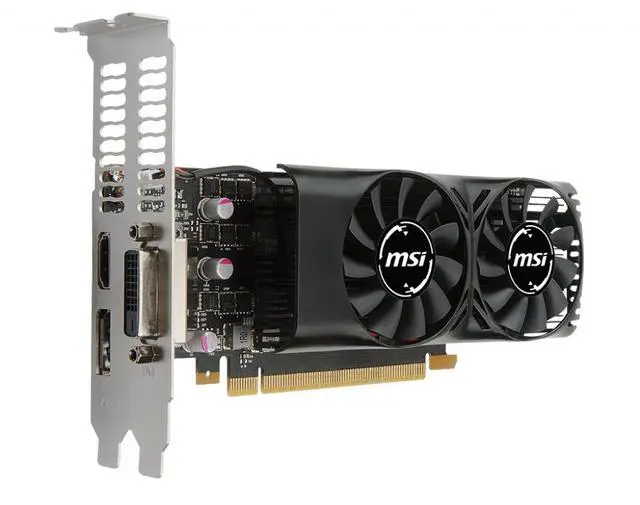 Main image of MSI NVIDIA GeForce GTX 1050 2GT LP - 2GB Dual Fan Low Profile Graphics Card