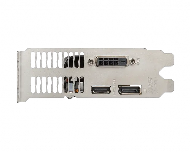 Alt view image 4 of 4 - MSI NVIDIA GeForce GTX 1050 2GT LP - 2GB Dual Fan Low Profile Graphics Card