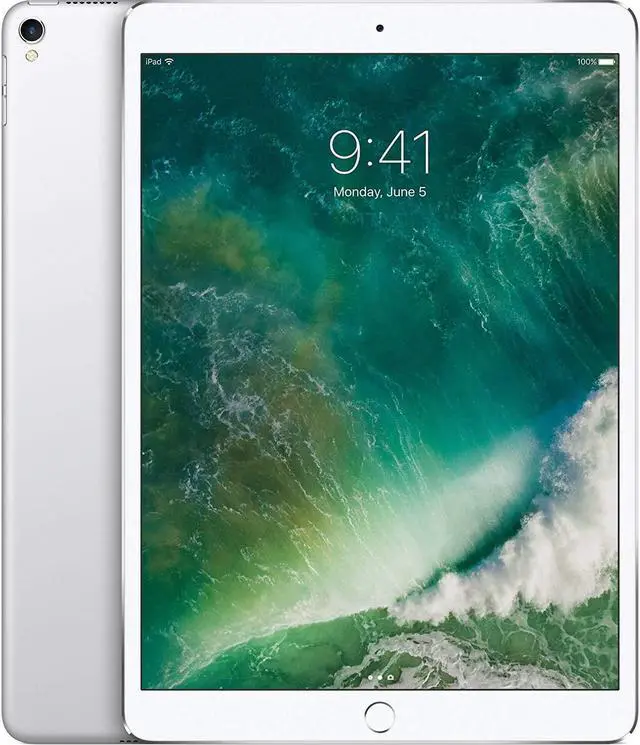 Main image of Apple iPad Pro 10.5" with ( Wi-Fi + Cellular ) - 2017 Model - 64GB, Silver