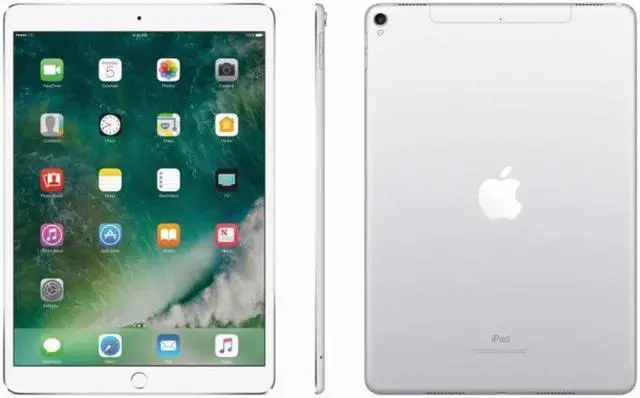 Alt view image 2 of 6 - Apple iPad Pro 10.5" with ( Wi-Fi + Cellular ) - 2017 Model - 64GB, Silver