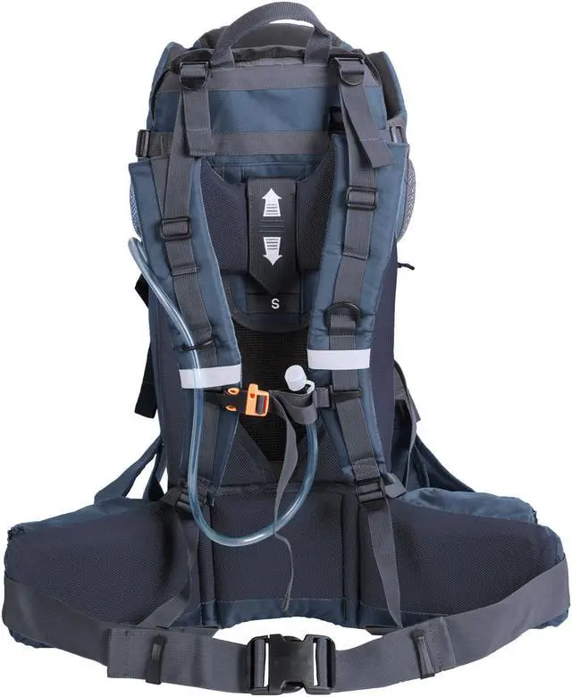 Alt view image 4 of 6 - ClevrPlus Baby Hiking Child Carrier Backpack Camping with Detachable Bag, Blue