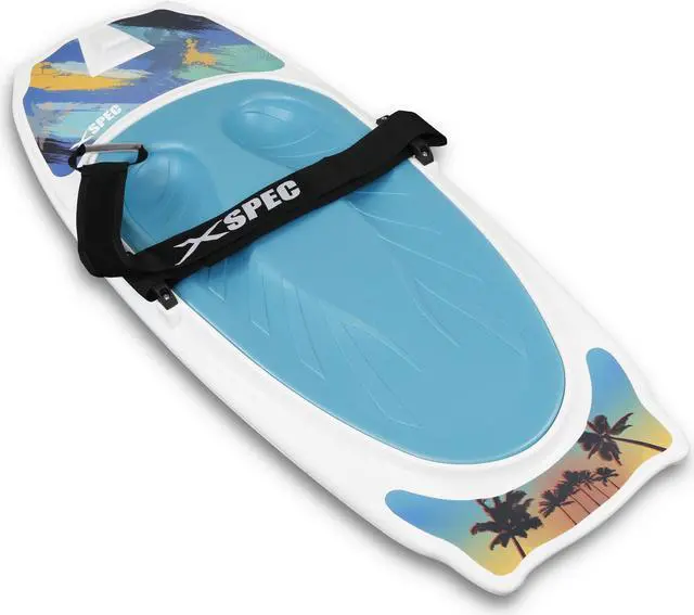 Alt view image 2 of 7 - Xspec Kneeboard with Hook for Knee Surfing Boating Waterboarding, White