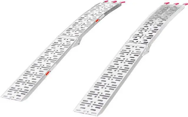 Main image of 7.5' Set of 2 Truck ATV Folding Aluminum Loading Ramps, 1500 lbs Capacity